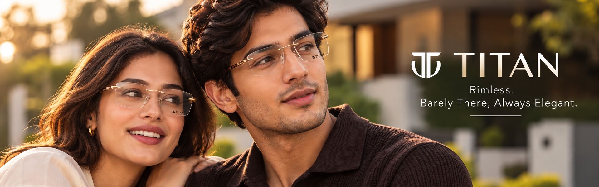 Titan Rimless eyewear
