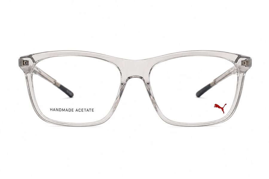 Puma clear acetate square eyeglasses