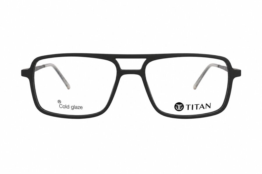 Titan black navigator eyeglasses