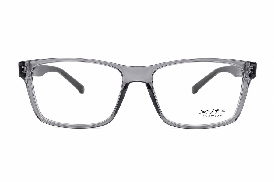 X-ite Eyewear grey rectangular eyeglasses